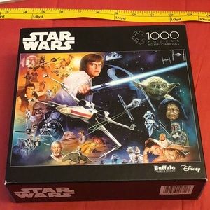 🎉 2/15.00 🎉COPY - Star Wars Puzzle Disney Buffalo brand, 1000 pieces poster